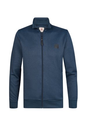 Petrol Industries, FRENCH TERRY ZIP SWEATER FORGELINE - Vest - royal navy