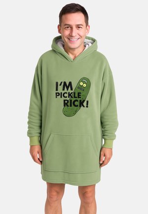 RICK AND MORTY HOODIE I M PICKLE RICK KUSCHEL - Accappatoio - grün
