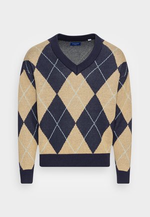 JORARGLE V NECKKA - Strikkegenser - navy blazer