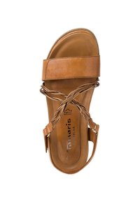 Tamaris Pure Relax Platform sandals - cognac comb