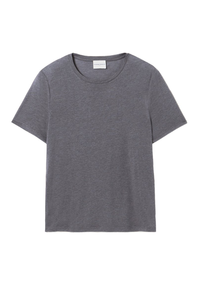 CLAUDIE PIERLOT T-shirt basic grijs gemêleerd