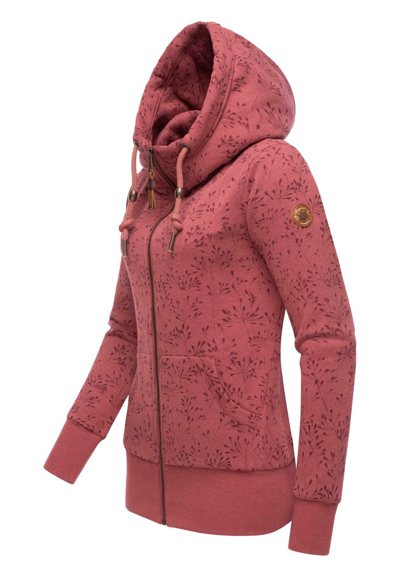 Gilet Ragwear Femme Ragwear ZIP FLOWERS Sweat Zippé