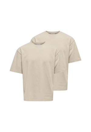 Only & Sons, ONLY & SONS 2 PACK - T-Shirt basic - silver lining
