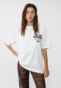 Stradivarius T-shirts print - white