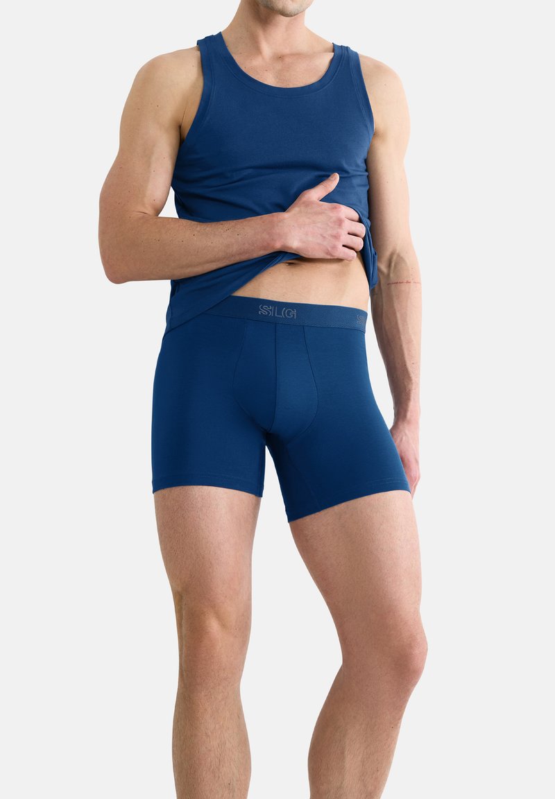 Sloggi 4 PACK - Trunks - marine/charcoal