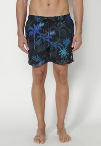 Koroshi - Badeshorts - black/blue/white Thumbnail-Bild 1