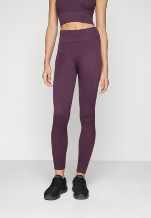 ONPJAIA LIFE SEAM  - Legingi - plum perfect