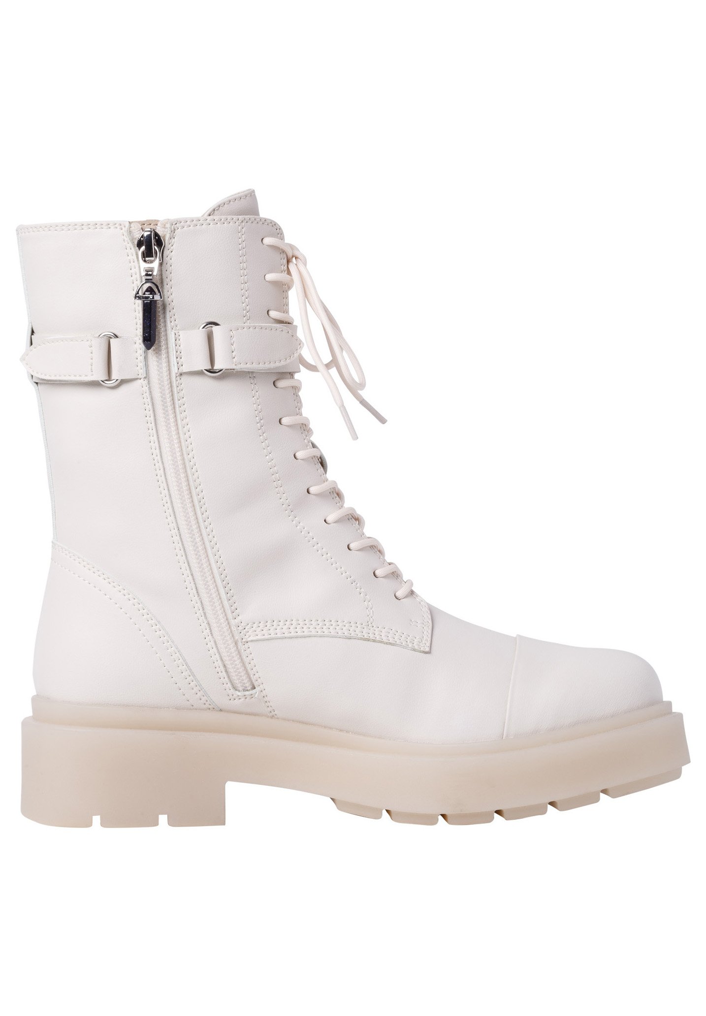 Tamaris Veterboots - ivory/beige - Zalando.nl