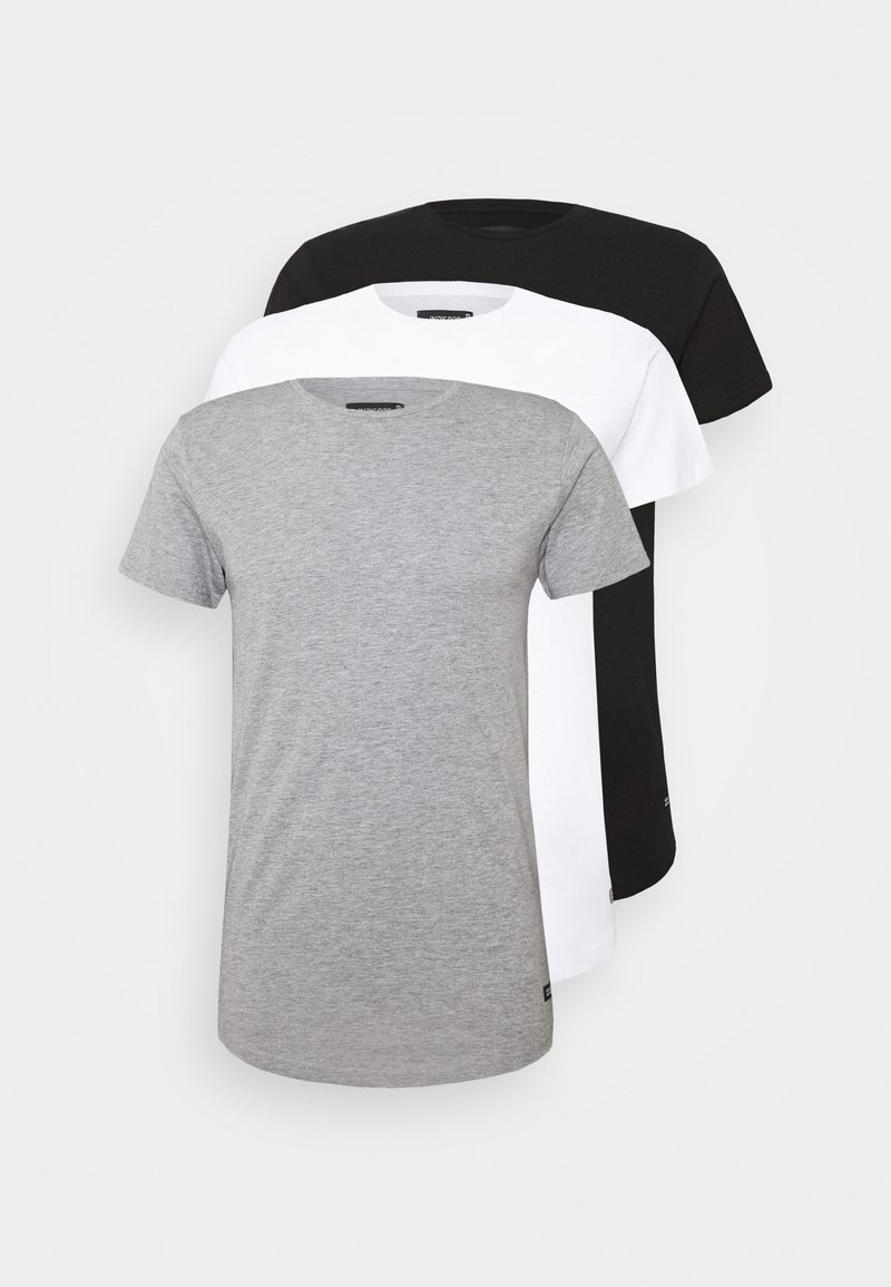 INDICODE JEANS T-shirt basic lichtgrijs gemêleerd