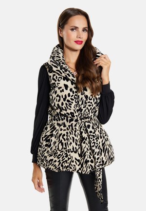 Mellény - beige leo