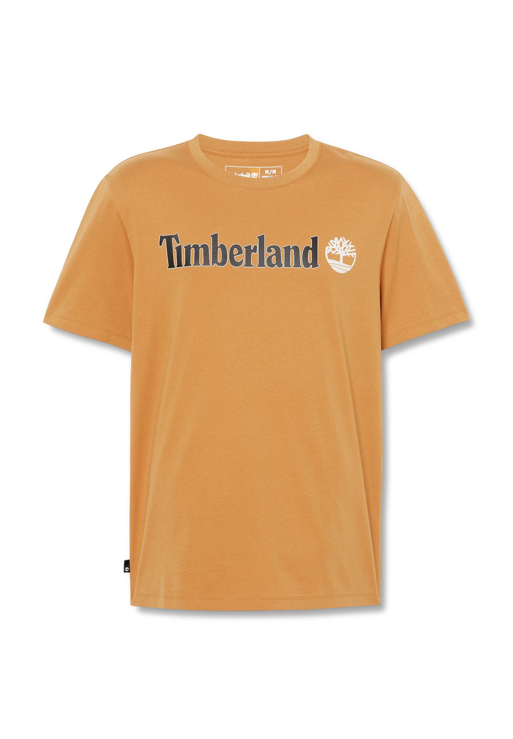 Timberland LINEAR LOGO - Triko s potiskem - wheat boot
