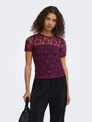 ONLY, T-SHIRT ONLALBA T-SHIRT - Bluse - fig