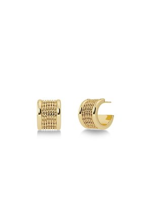 LUMI CREOLES SMALL - Korvakorut - gold-coloured