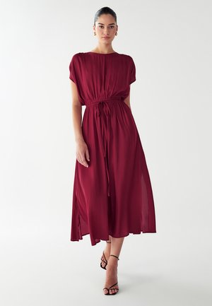 CAROL MIDI - Vapaa-ajan mekko - burgundy