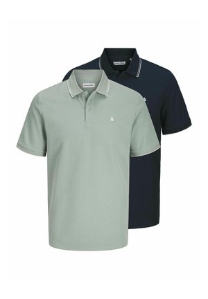2ER-PACK FLY-AWAY KRAGEN - Poloshirt - iceberg green