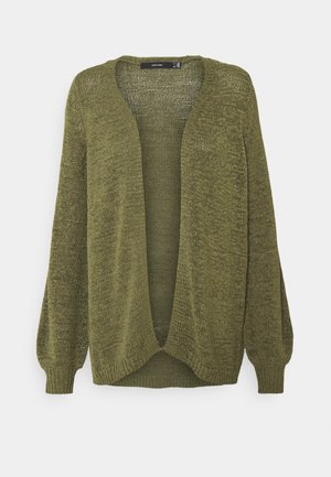 VMCHARITY LONG OPEN CARDIGAN - Cardigan - ivy green