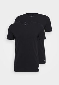 CREW NECK 2 PACK - Potkošulja - black