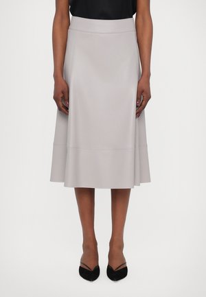 MARZIA - A-snit nederdel - light grey