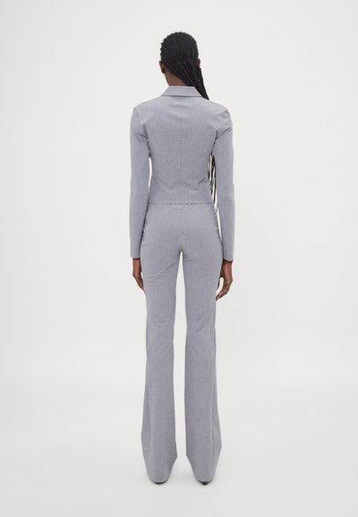 032c TRAPEZE STRETCH SUITING TROUSERS - Trousers - grey melange
