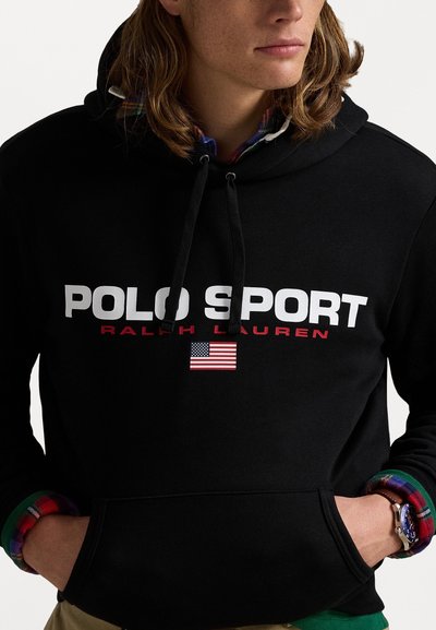 Polo Ralph Lauren POLO SPORT HOODIE UNISEX - Hanorac - black/white