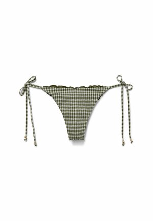 Calzedonia, GREEN VICHY - Braguita de bikini - green