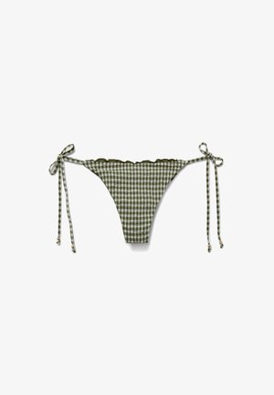 Calzedonia, GREEN VICHY - Braguita de bikini - green