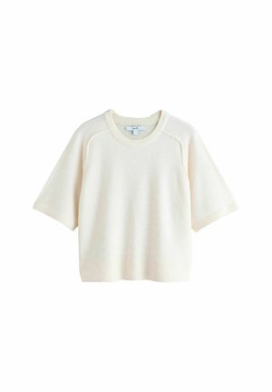 REGULAR FIT - HALF SLEEVE - T-shirts basic - ecru