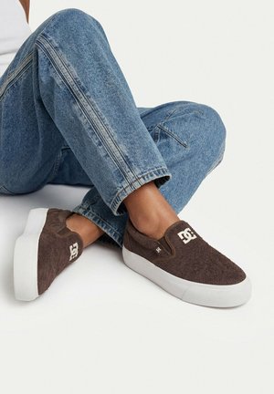DC Shoes, DC SHOES SNEAKERS WOMEN'S BROWN 5907964282693 - Scarpe senza lacci - brown