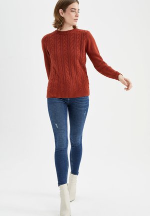 REGULAR FIT - Pullover - brown