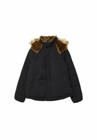 Stradivarius Vinterjakker - black
