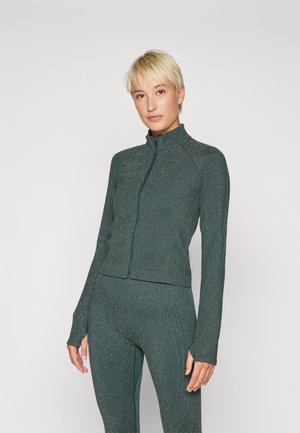 SEAMLESS JACKET - Trainingsvest - everpine sparkle