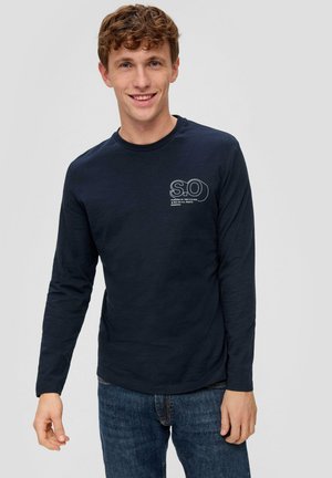 MIT LOGO-PRINT - Longsleeve - navy
