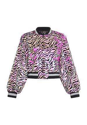 Bomber bunda - hellpink multicolor