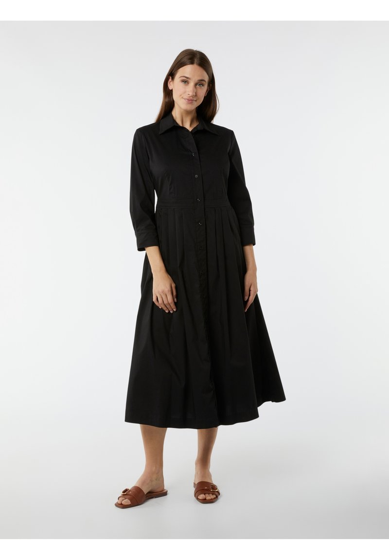 Damen Freizeitkleider | Oltre Blusenkleid nero/schwarz - RK32290 Damen Freizeitkleider | Oltre Blusenkleid nero/schwarz - RK32290