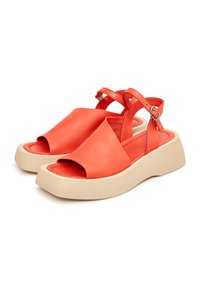 Cesare Gaspari Platform sandals - red