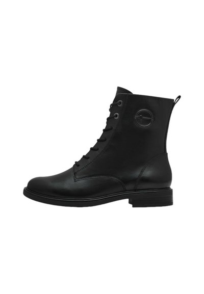 Bottines Noires à Lacets Taille 37 - Occasion, Matière Vinyle, Style Classique Pour Femme
