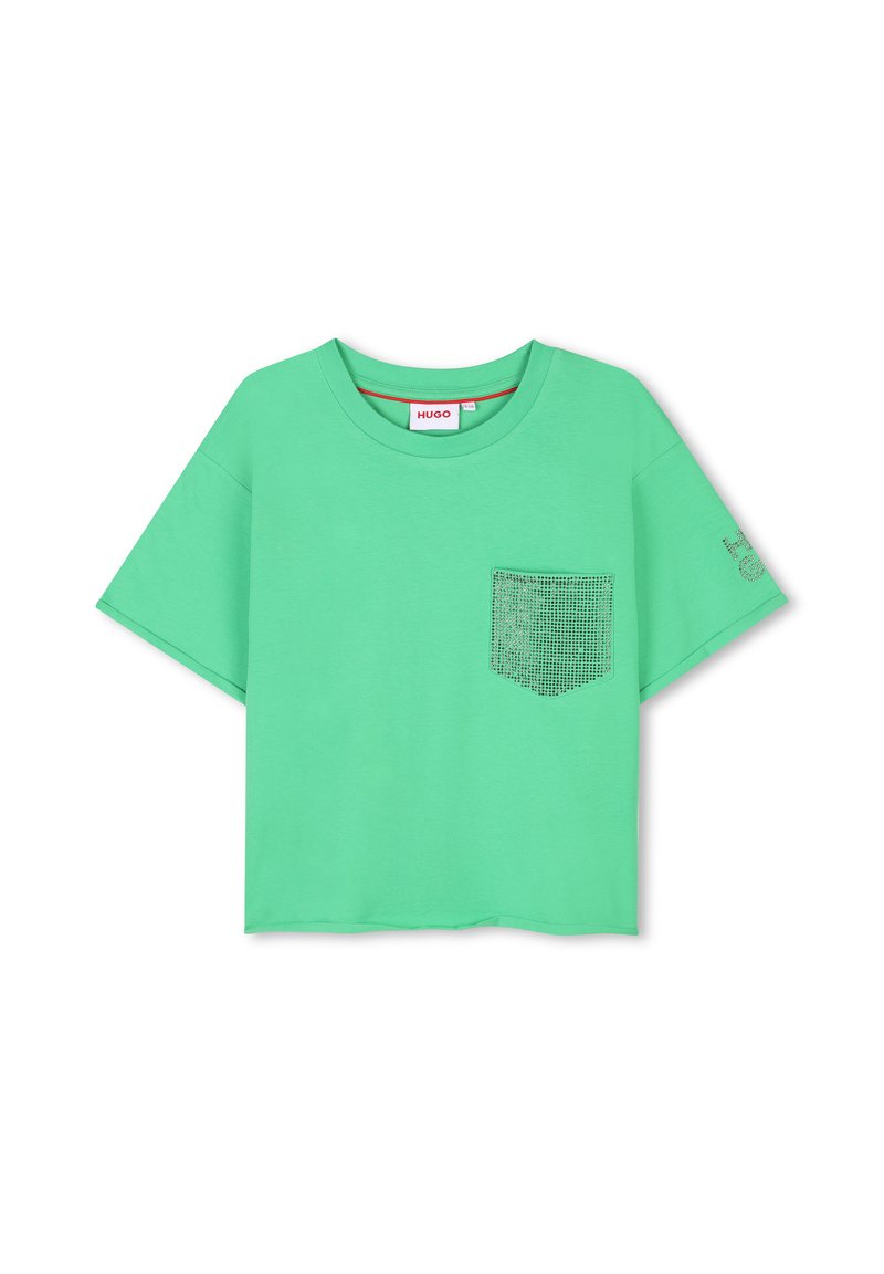 HUGO Kids T-shirt print groen