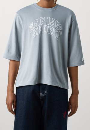 T-shirt med print - grey