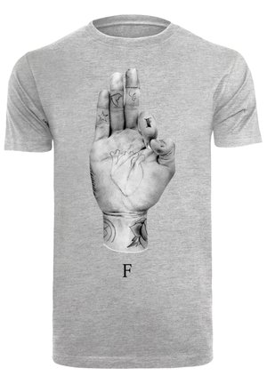 FMS SIGN - Print T-shirt - heather grey
