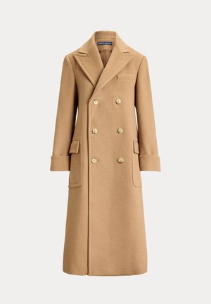 Polo Ralph Lauren, CAMEL-HAIR LONG POLO COAT - Vinterfrakke - camel