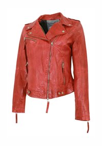 Lederjacken24 FREYA - Lederjacke - rot