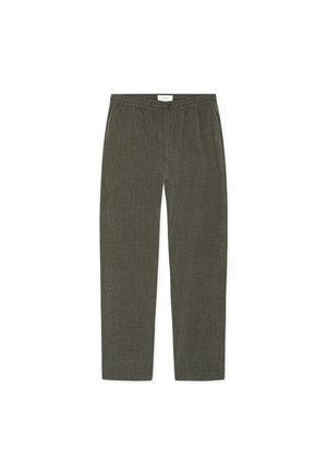 Les Deux, COMO TAPERED SUIT PANTS - Παντελόνι - olive night