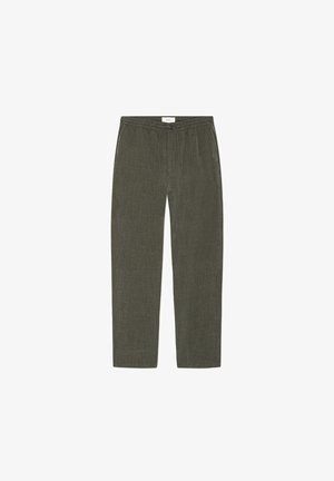 Les Deux, COMO TAPERED SUIT PANTS - Παντελόνι - olive night