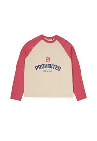 LONGSLEEVE - Long sleeved top - red cream