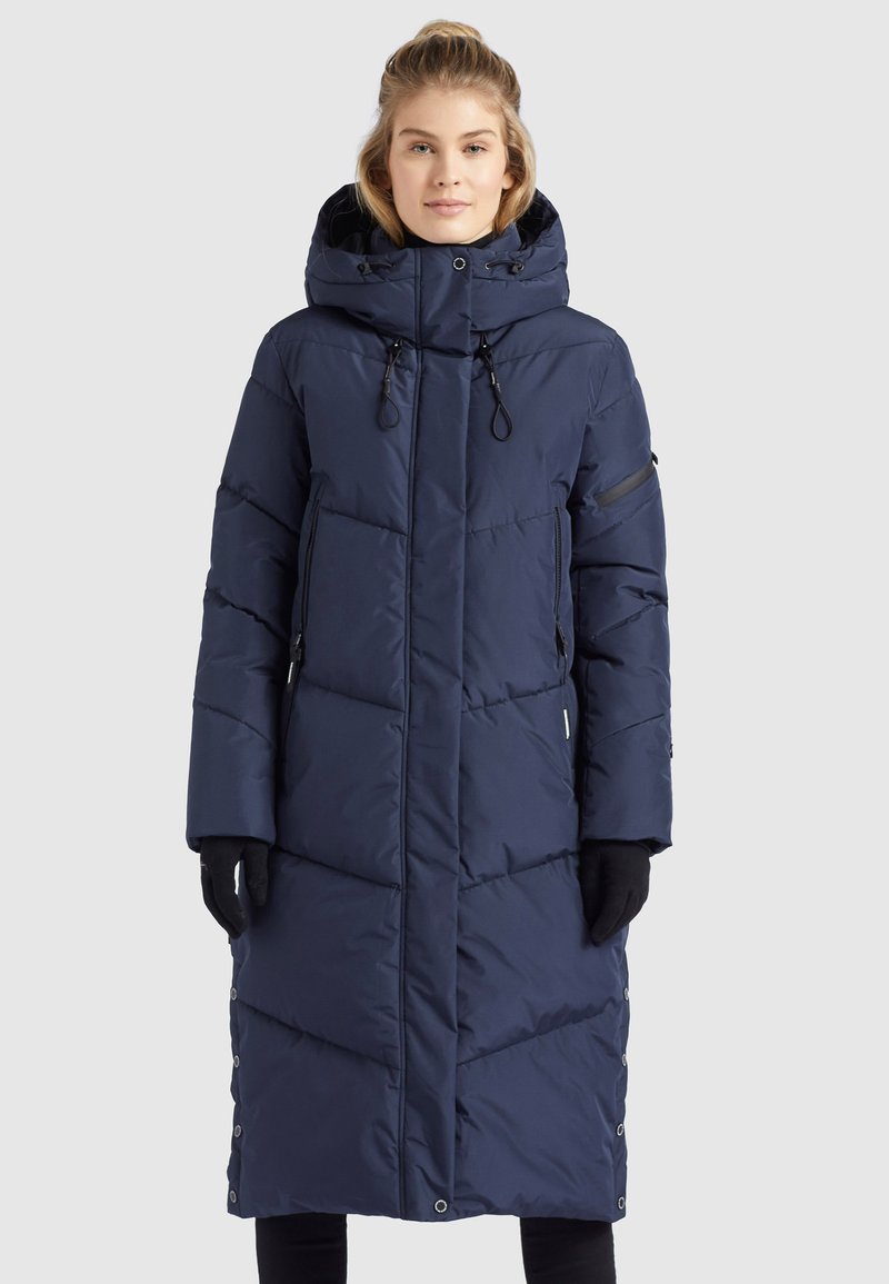 Long Puffer Coat Gap Daunenmantel Schwarz Gap Daunenmantel