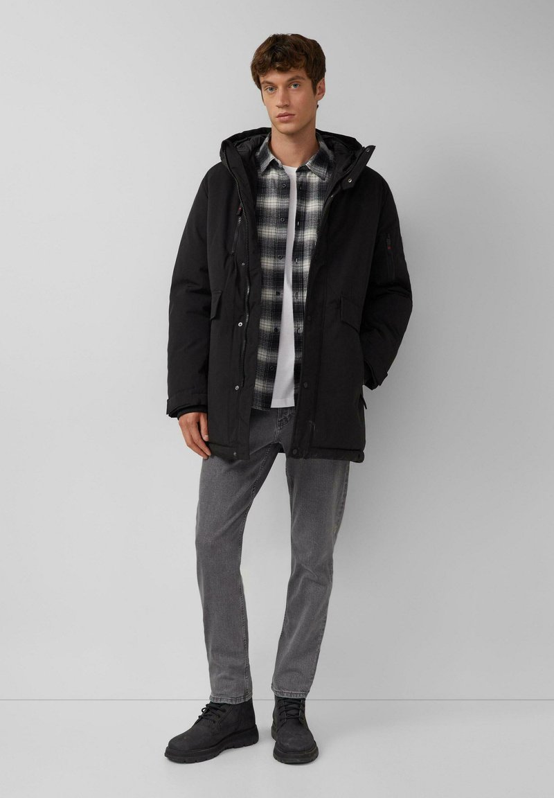 Creenstone Eden parka met capuchon • Donkerblauw • de Bijenkorf