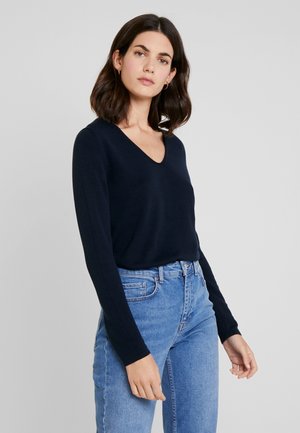 BASIC V-NECK - Pulóver - sky captain blue