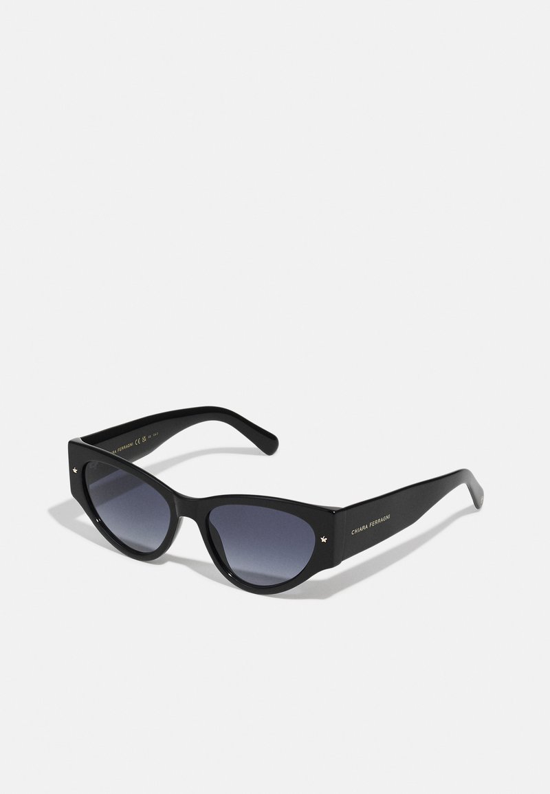 Occhiali Da Sole Chiara Ferragni Unisex-Adulto, Modello CF 1003/s, Colore Gold Crystal/Steel, Taglia 57, Con Astuccio Protettivo
