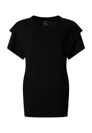 TIMEZONE, GALAXY - Basic T-shirt - washed black