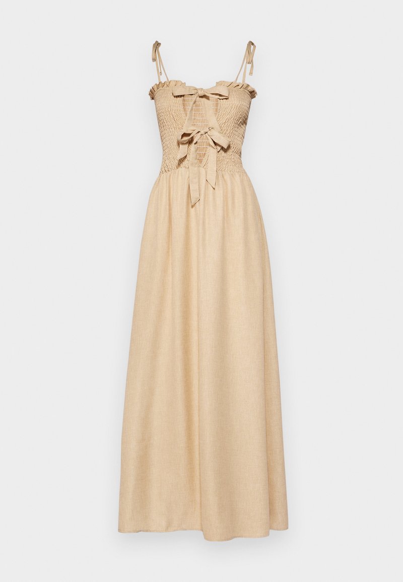 ONLY ONLAMAHLE SMOCK - Maxi dress - pumice stone/beige - Zalando.ie ONLY ONLAMAHLE SMOCK - Maxi dress - pumice stone/beige - Zalando.ie